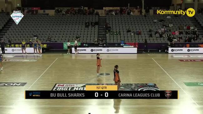 Replay: Bond Uni Bull Sharks v Carina Tigers—Netball Queensland Sapphire Series Round 13