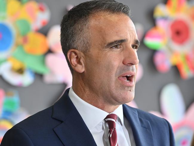 28/1/25. Premier Peter Malinauskas and Education Minister Blair Boyer media conference re: hundreds of dollars of support flowing to families as the school year begins.Premier Peter Malinauskas Picture: Keryn Stevens