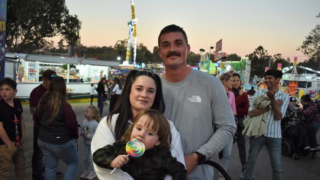 The Nevins family at the Gatton Show on Saturday, July 22, 2023. Picture: Peta McEachern