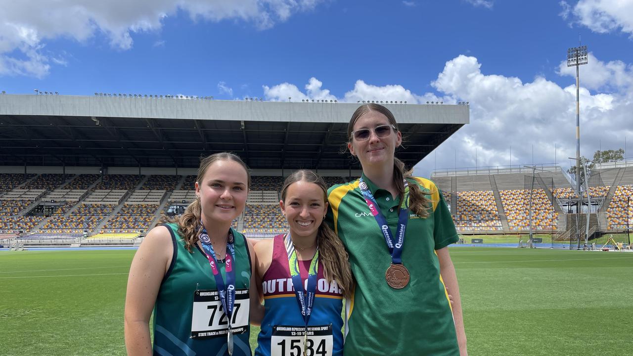 Event 13: Sophie Foran, Jalyn South and Phoenix Mackay.