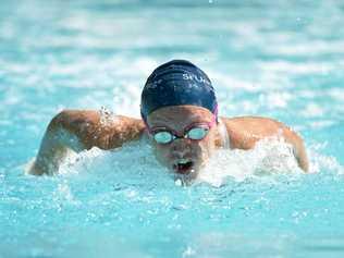 YOUNG STAR: St Ursula's College student and Toowoomba Grammar Swimming club athlete Isabelle Mason's performances have earned her a spot in The Chronicle's 21 Rising Stars list. Picture: Kevin Farmer