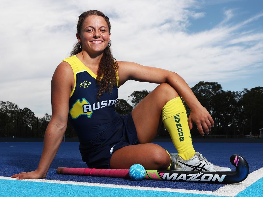 Hockeyroo Rosie Malone’s latest injury treatment may cause some squirming. Picture: Jason O'Brien