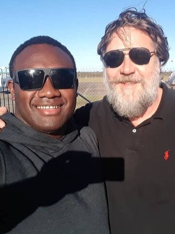 Russell Crowe says he is proud the men have scored jobs.