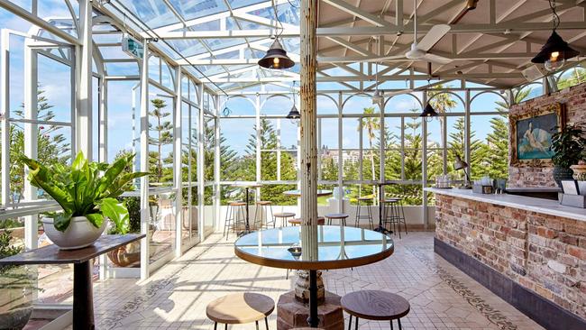 The conservatory that is the Coogee Pavilion rooftop. Source: Merivale.