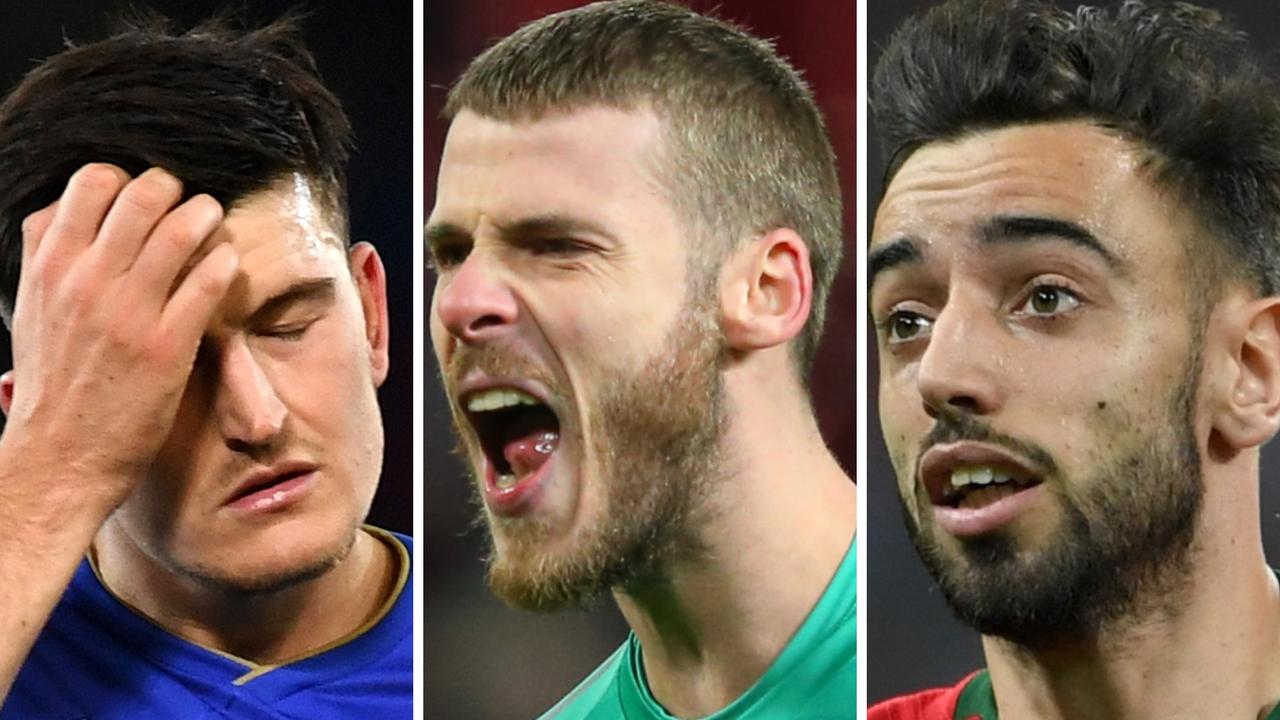 Manchester United's new superstar spine? Harry Maguire, David De Gea and Bruno Fernandes.