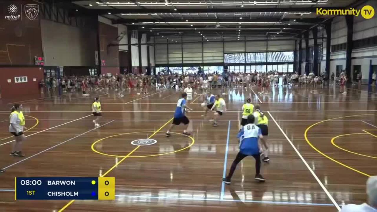 Replay: Barwon v Chisholm (AA) - 2025 Netball Victoria State Titles Day 1