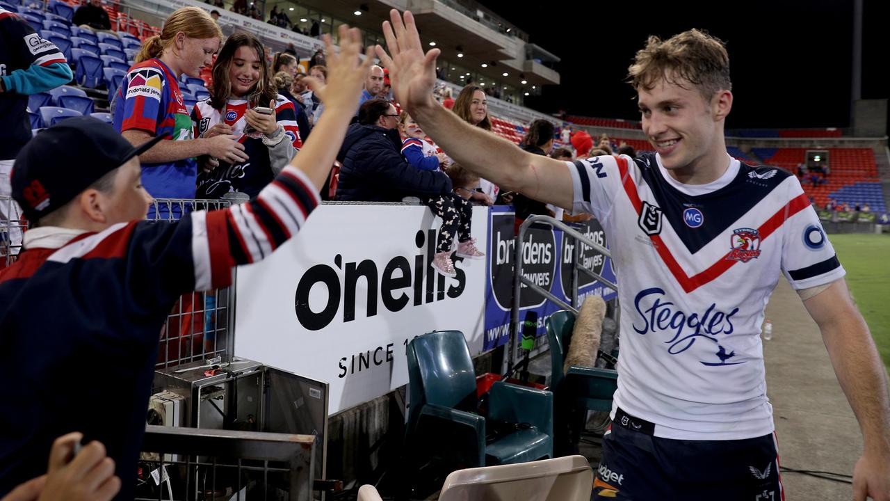 At 18, Sam Walker is already a crowd favourite. Picture: Shane Myers/NRL Photos