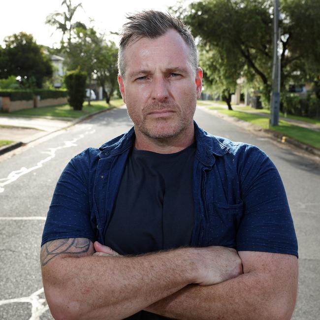 Damion Douglass is the founder of the RSNCW neighbourhood crime watchers, Rochedale South. Picture: Liam Kidston