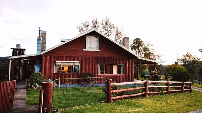 Mary and Dennis Gilbert's Buchan property before the fires. Source Facebook