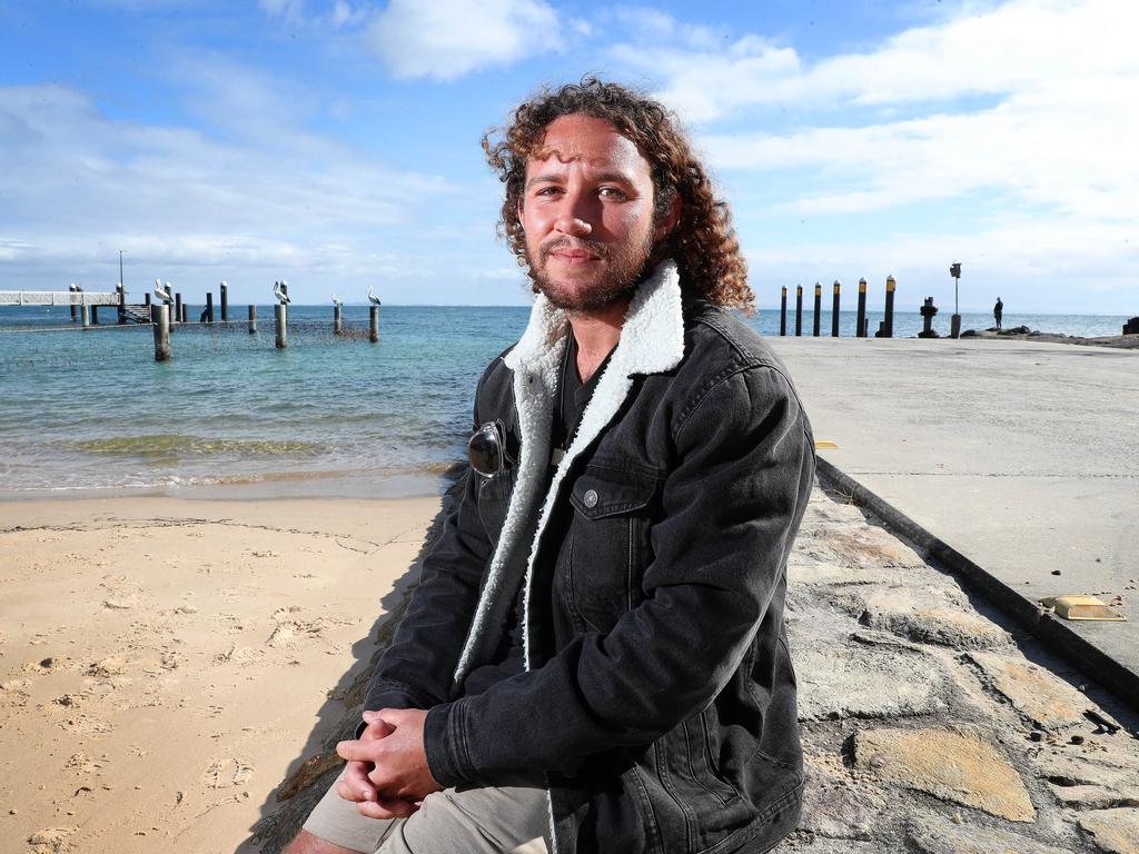 Shannon Riley has joined the search for missing surf-skier Jordan Kelly on North Stradbroke Island. Picture: Liam Kidston.