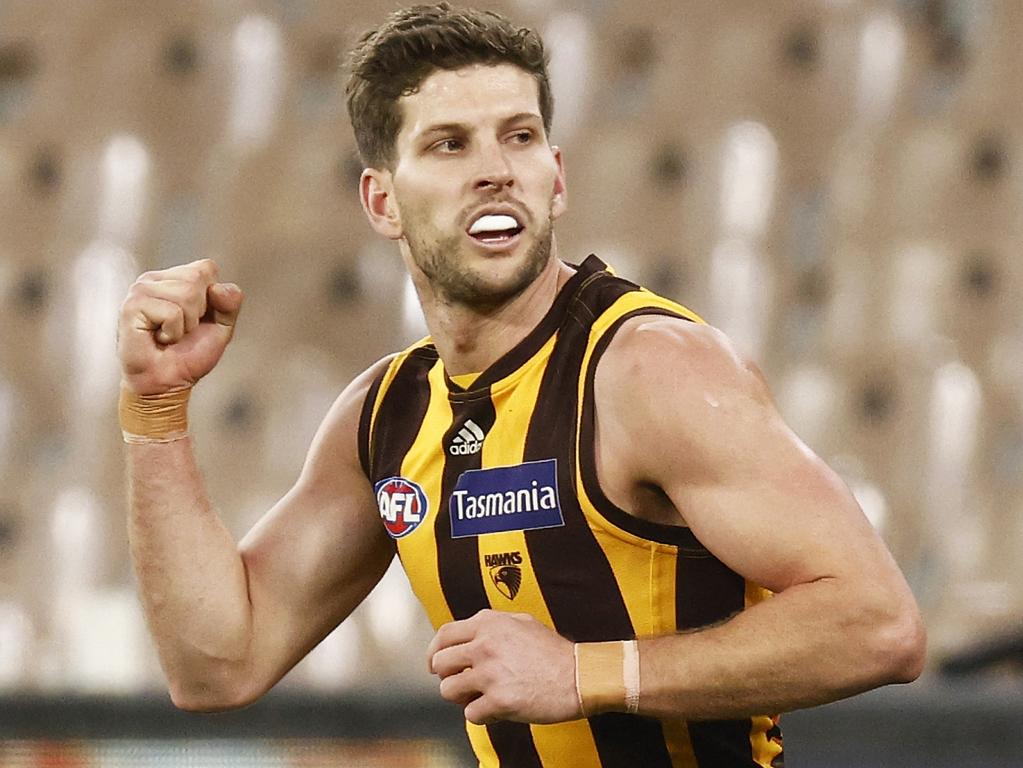 Luke Breust remains a Hawk, despite interest from GWS. Picture: AFL Photos/Getty Images