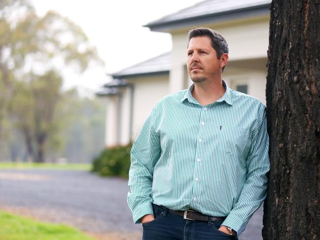 Mr Marshall said people were unsure whether to still build in the area. Picture: AAP Image/Angelo Velardo