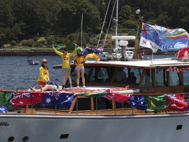 Australia Day celebrations around Sydney Harbour this year took many forms.