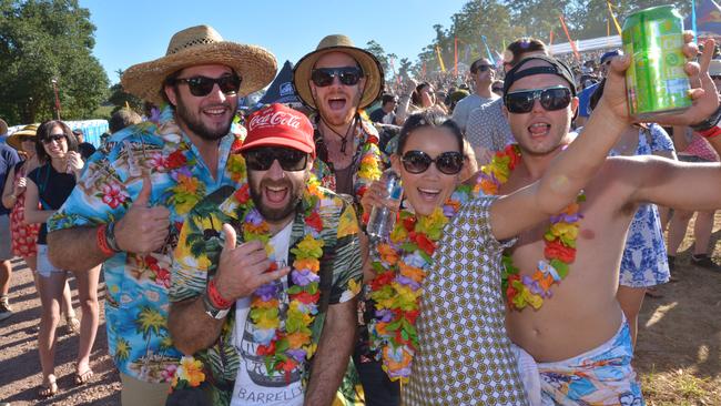 Festivalgoers at the Big Pineapple Music Festival in 2013. Picture: John McCutcheon