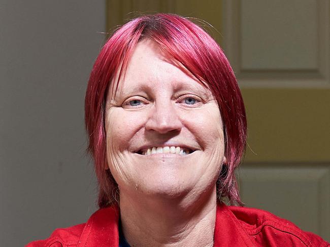 Helen Mathews poses for a portrait at the Council to Homeless Persons office in Collingwood on Tuesday 17th September 2019. Picture Stefan Postles