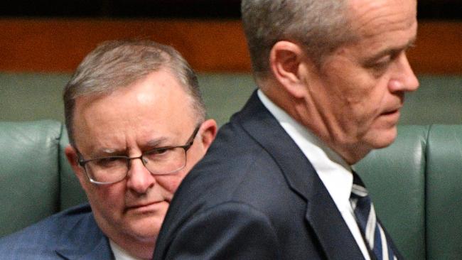 As Bill Shorten’s numbers slip, ­Anthony Albanese becomes more ­emboldened. Picture: AAP