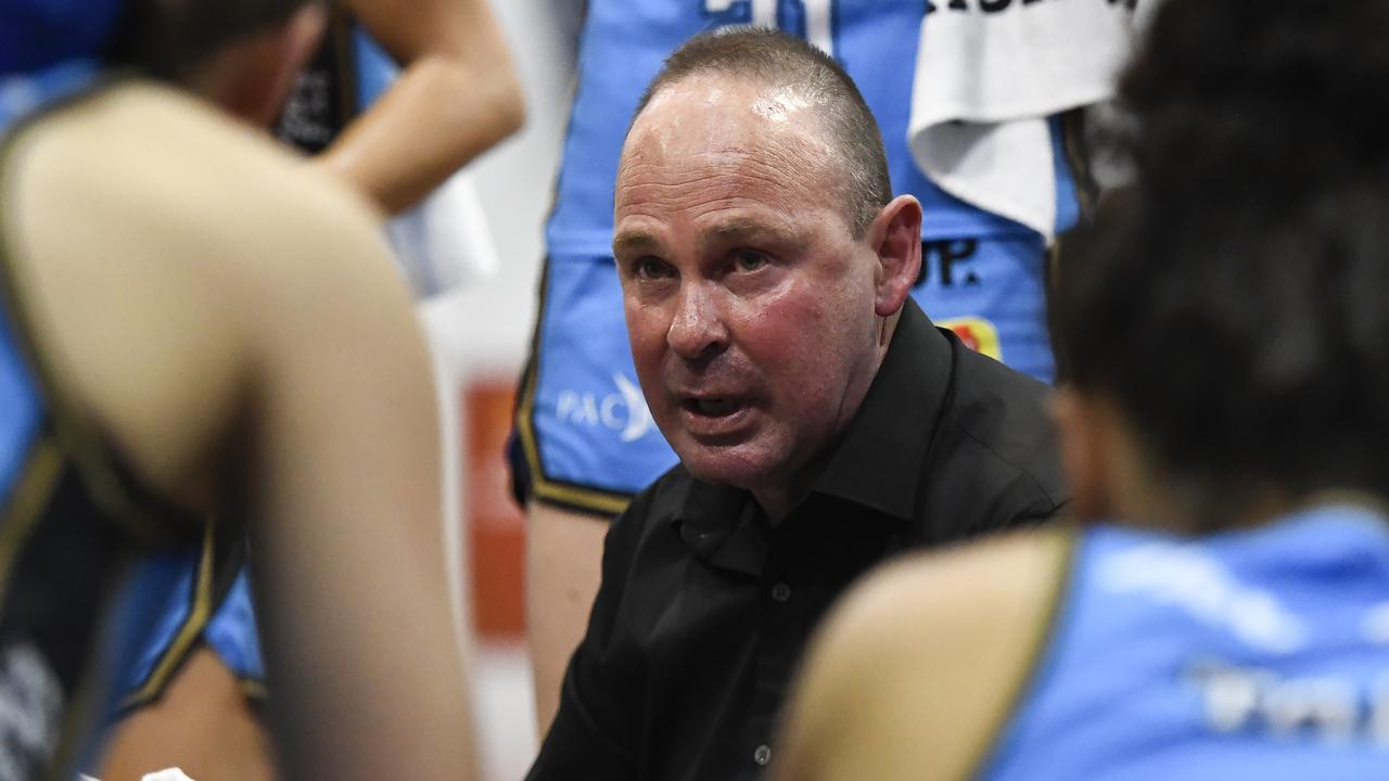 University of Canberra Capitals coach Paul Goriss. (Photo by Albert Perez/Getty Images)