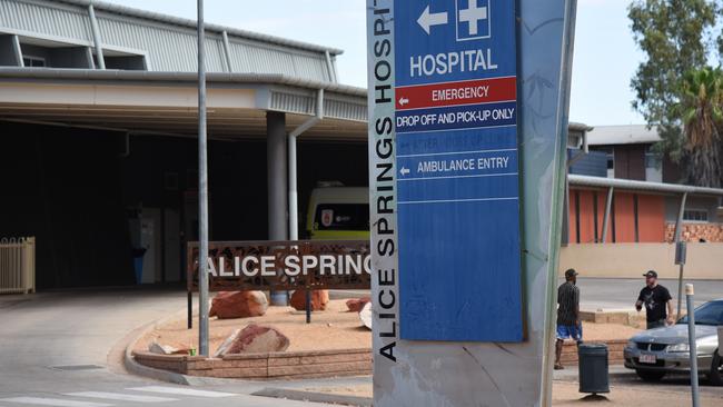 A man has died at Alice Springs Hospital after suffering serious head injuries. Picture: Alex Treacy