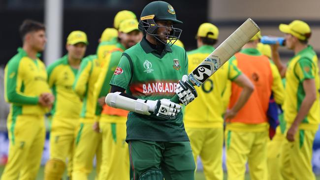 Shakib Al Hasan faced the Aussie in a World Cup game last year.