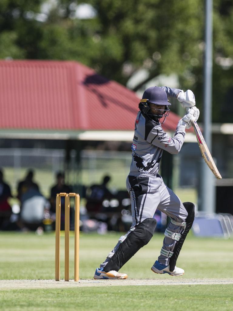 Gurnoor Singh Randhawa playing club cricket.