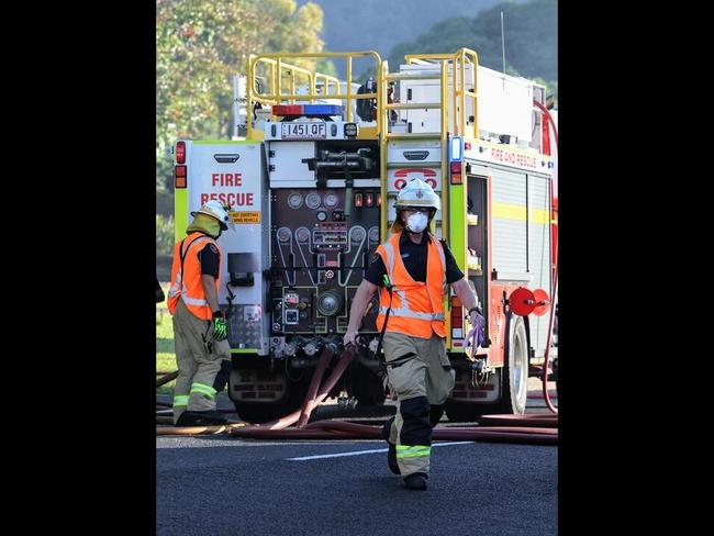 Scene of a fire at a Woree property