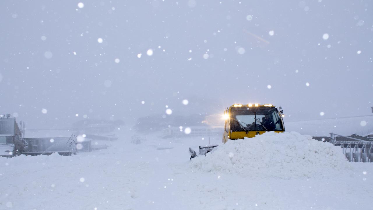 Over 75cm of snow has fallen on NSW and Victorian slopes in the past week. Picture: Perisher Resorts.