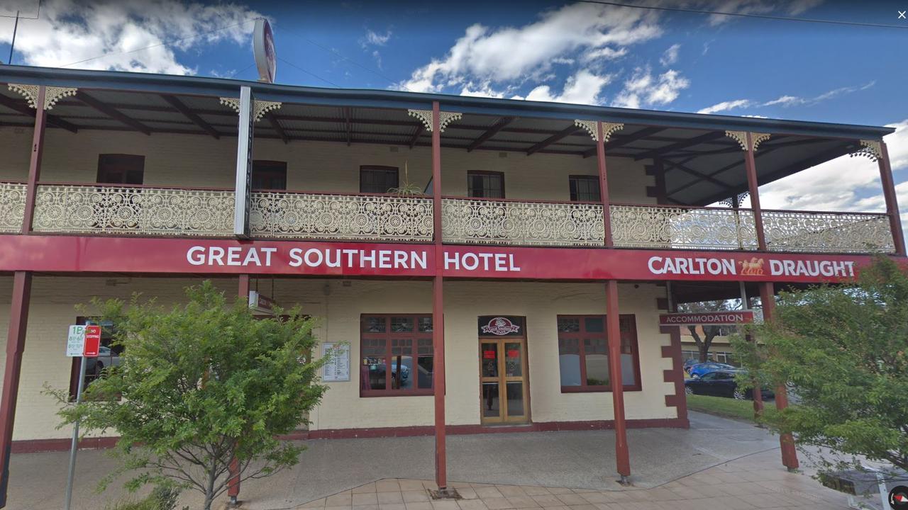 Two venues on the NSW south coast, including the Great Southern Hotel in Eden, are on alert after a visit from potentially infectious Victorians. Picture: Google