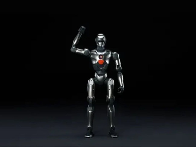 EngineAI’s general-purpose humanoid robot nails a front flip in the video. Picture: EngineAI