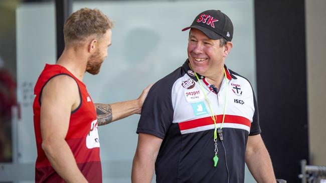 Brett Ratten is more at ease for his second time as senior coach. Picture: Tim Carrafa