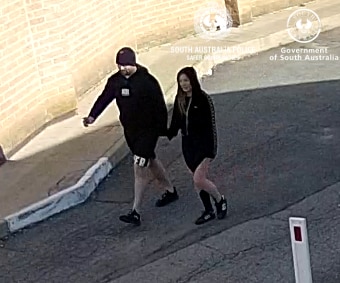 Police are investigating the theft of a van from Surrey Downs, and have released CCTV images of the suspects involved.