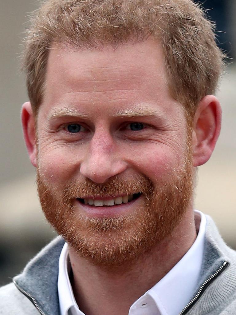 Prince Harry bears a striking resemblance to his grandfather in the photo. Picture: AFP