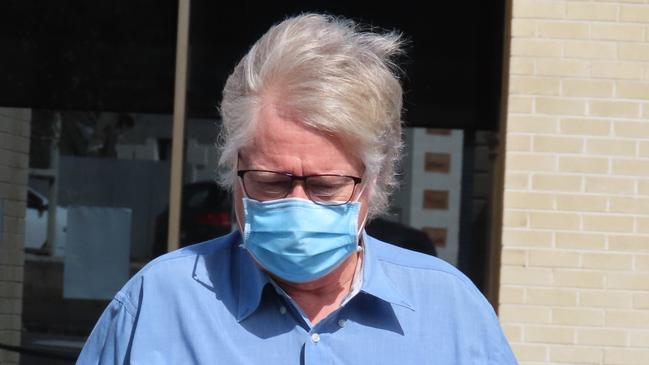 Martyn Lee Howard leaving the Mount Gambier courthouse at an earlier appearance. Picture: Arj Ganesan