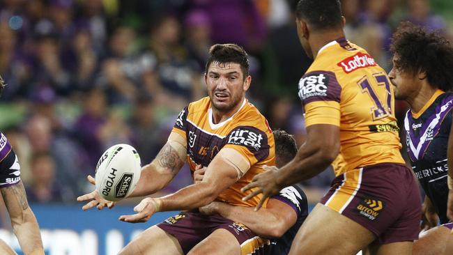 Matt Gillett started at lock but is better suited on the edge. Picture: AAP