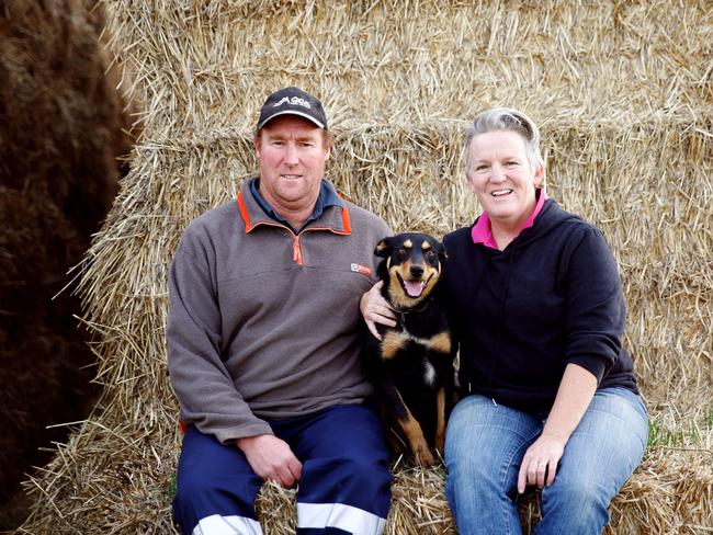 Jo Wheaton. farms with her husband Vern at Broughton. Picture: Chloe Smith