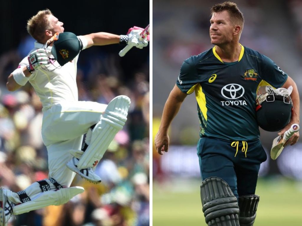 David Warner is set for a new honour. Photos: AAP/Getty Images