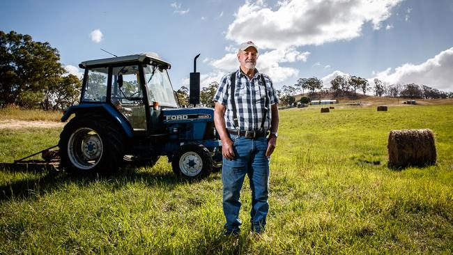 A year after the Cudlee Creek bushfires, burns victim John Glatz is back doing what he loves. Picture: Matt Turner