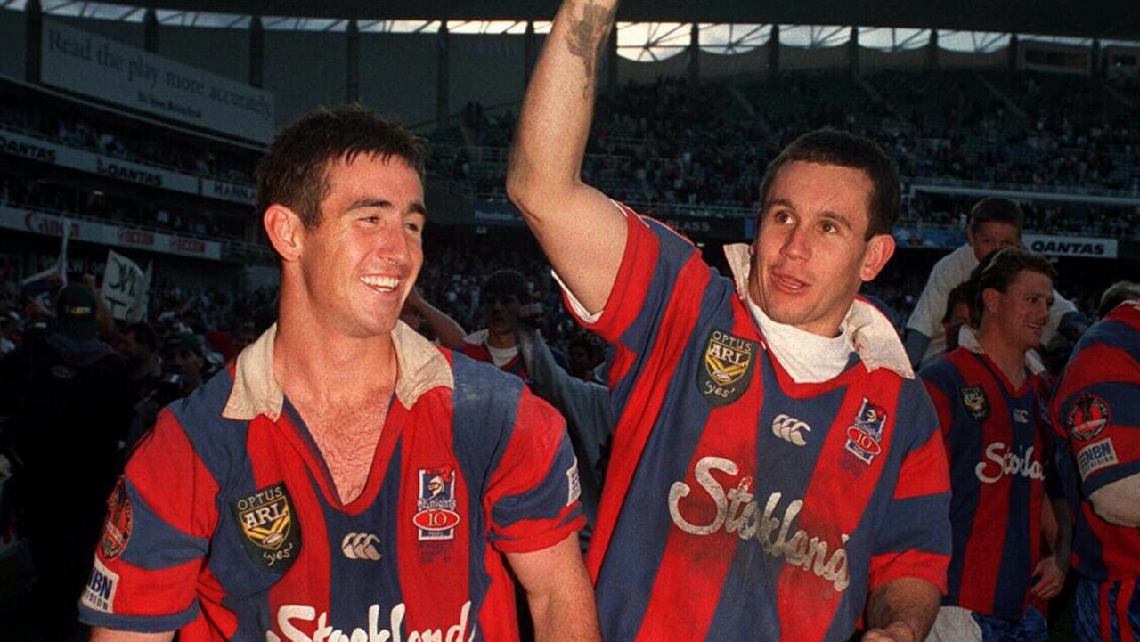 The pair were premiership winners for the Knights in 1997.