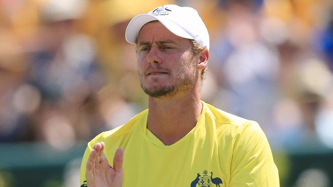 Lleyton Hewitt hopes to field a full strength squad in September. Picture: Wayne Ludbey