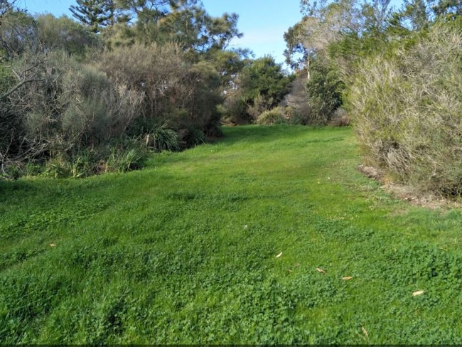 Southern end of the tramway route.