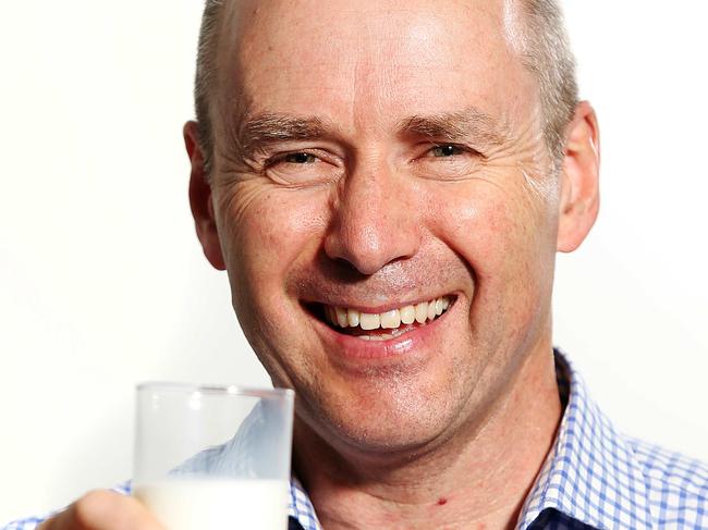 CEO of a2 milk, Peter Nathan who was in Sydney todau hosting a meeting with the company.