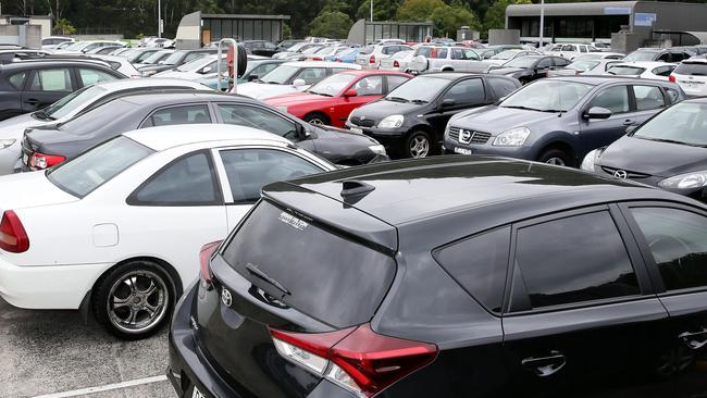 550 carparks will no longer be available in the Gosford CBD from March. Picture: Peter Clark