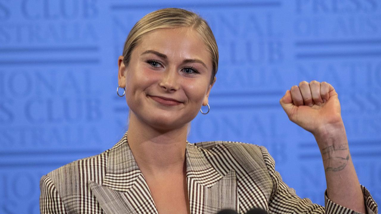 Australian of the Year 2021 Grace Tame. Picture: NCA NewsWire / Gary Ramage