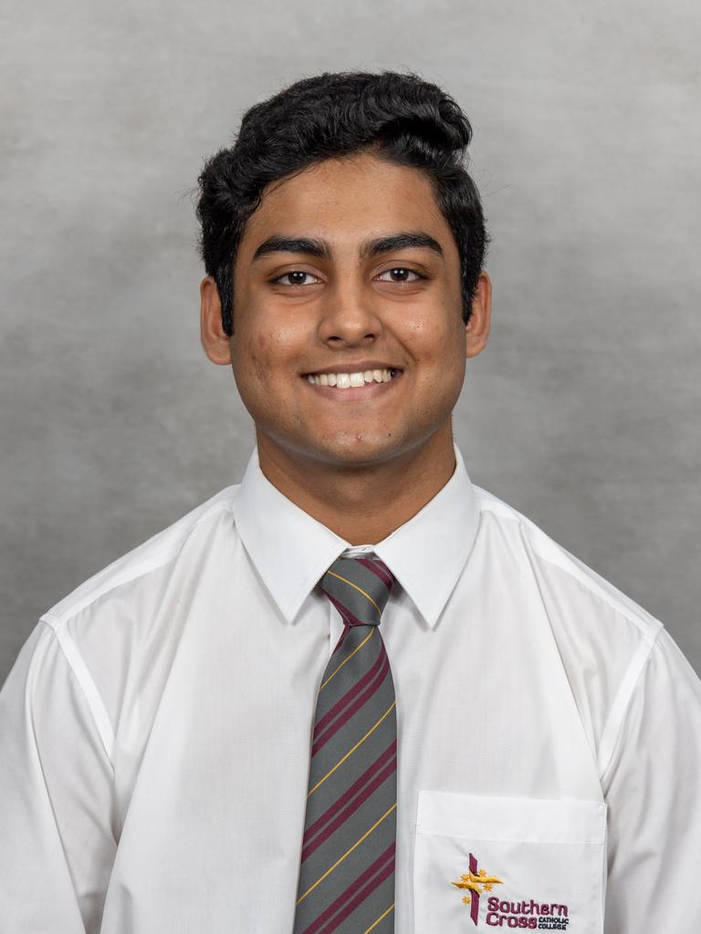 SOUTHERN CROSS CATHOLIC COLLEGE student Andrews Jobby.