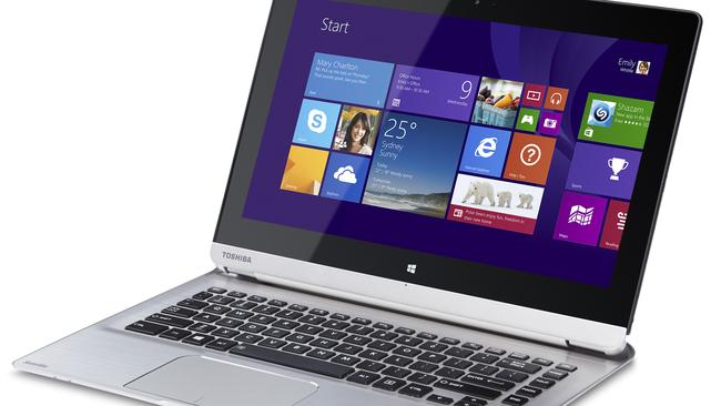 The Toshiba P30W hybrid notebook tablet: 7.5/10.