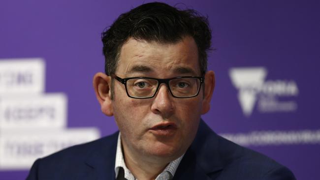 Victorian Premier Daniel Andrews’ approach to the pandemic is evidence that ‘political philosophies matter when crisis amplifies the human weaknesses of our leaders ...’ Picture: NCA NewsWire/Daniel Pockett