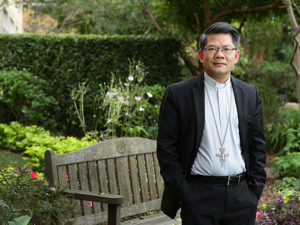 The campaign is endorsed by Bishop Vincent Van Long Nguyen pictured here at Mary MacKillop Chapel, North Sydney.