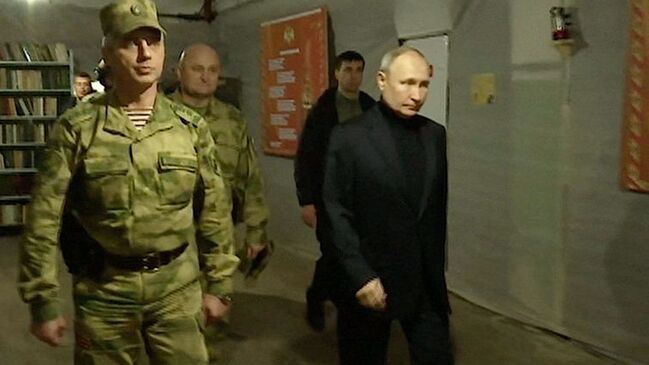 Putin Visits Troops in Russian-Occupied Kherson and Luhansk in Ukraine