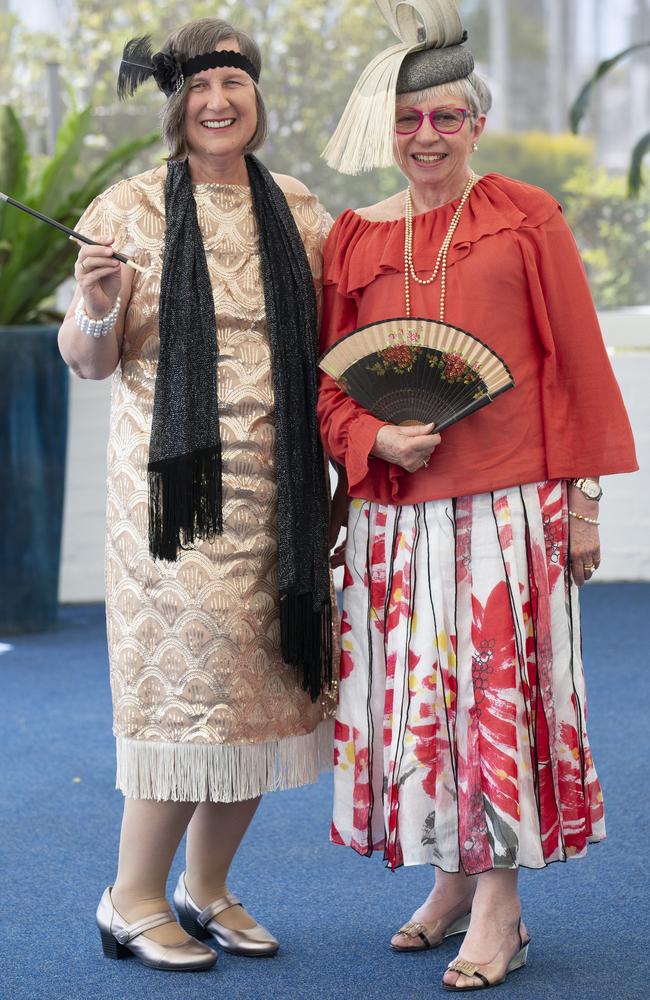 Sally Borchert and Naomi Wright at Zonta Roaring 20's Charity Lunch. Picture: Sarah Marshall