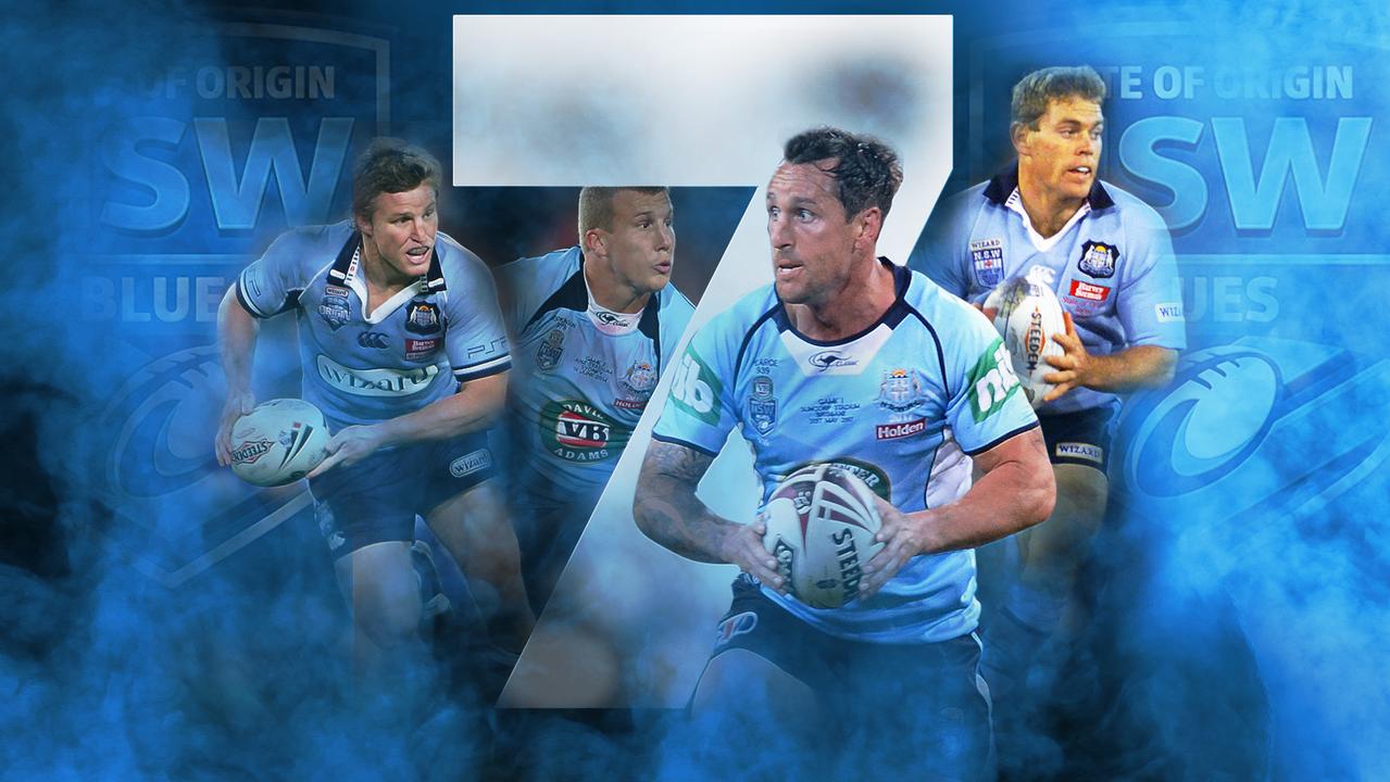 10 players have worn the NSW No.7 jumper since Andrew Johns retired.