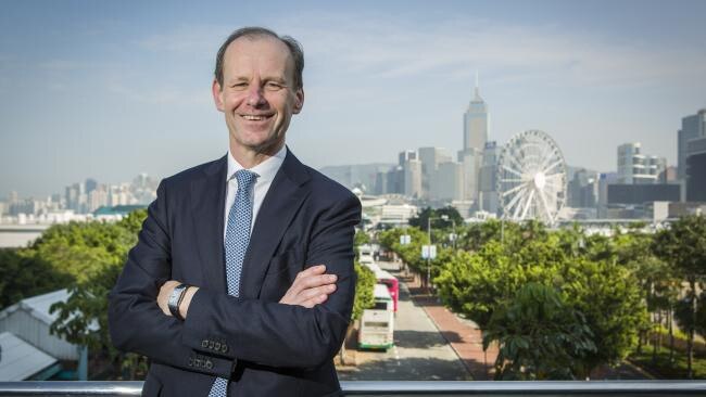 ANZ chief executive Shayne Elliott in Hong Kong. (Picture: Michael Perini)